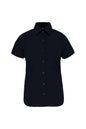 CHEMISE FEMME À MANCHES COURTES EN COTON/ÉLASTHANNE