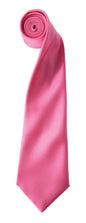 CRAVATE EN SATIN « COLLECTION COULEURS »
