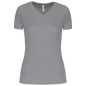T-SHIRT DE SPORT À MANCHES COURTES ET COL EN V POUR FEMME