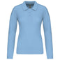 POLO PIQUÉ À MANCHES LONGUES POUR FEMME