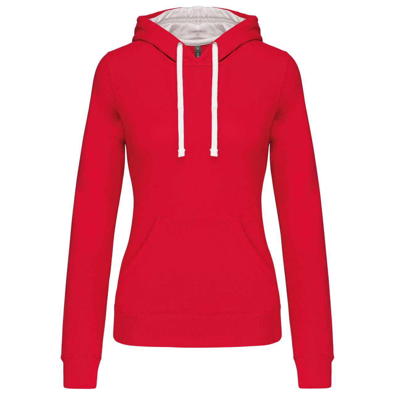 SWEAT-SHIRT À CAPUCHE CONTRASTÉ POUR FEMME
