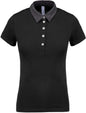 POLO EN JERSEY BICOLORE POUR FEMME