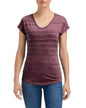T-SHIRT COL V TRI-BLEND POUR FEMME