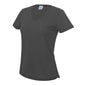 T-shirt cool à col en V pour femme