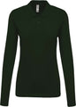 POLO PIQUÉ À MANCHES LONGUES POUR FEMME