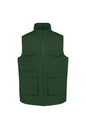 GILET UNISEXE REMBOURRÉ MULTI-POCHES EN POLYCOTON