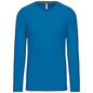 T-SHIRT À MANCHES LONGUES ET COL EN V POUR HOMME