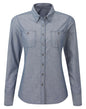 CHEMISE FEMME EN CHAMBRAY BIOLOGIQUE ET COMMERCE ÉQUITABLE
