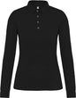 POLO EN JERSEY À MANCHES LONGUES POUR FEMME