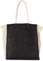 SAC DE COURSES AVEC SOUFFLET EN MAILLE