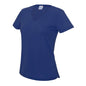 T-shirt cool à col en V pour femme