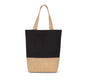 SHOPPING BAG IN COTTON AND BONDED JUTE THREADS