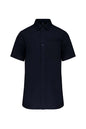 CHEMISE EN POPELINE DE COTON À MANCHES COURTES POUR HOMME