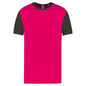 T-SHIRT BICOLORE À MANCHES COURTES POUR ADULTES