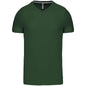 T-SHIRT HOMME À MANCHES COURTES ET COL EN V