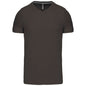 T-SHIRT HOMME À MANCHES COURTES ET COL EN V