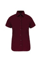 CHEMISE FEMME À MANCHES COURTES EN COTON/ÉLASTHANNE