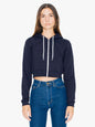 SWEAT-SHIRT COURT À CAPUCHE ZIPPÉ EN POLAIRE FLEX POUR FEMME