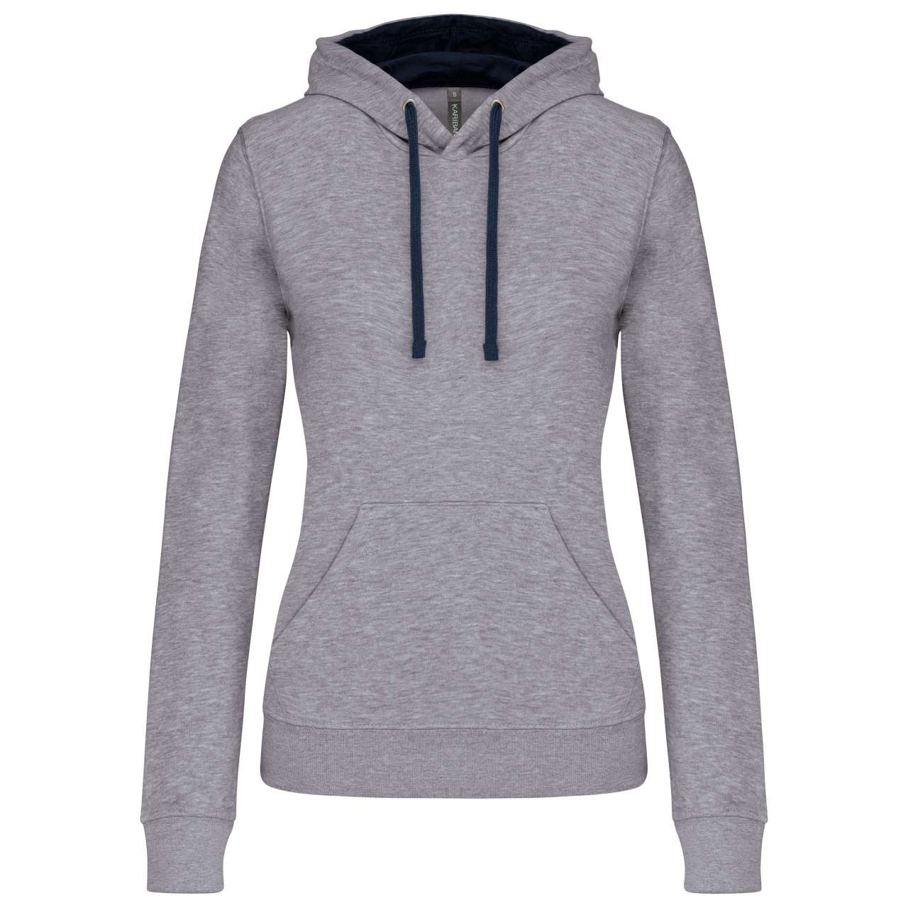 SWEAT-SHIRT À CAPUCHE CONTRASTÉ POUR FEMME