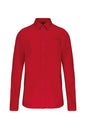 CHEMISE EN POPELINE DE COTON À MANCHES LONGUES POUR HOMME