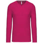 T-SHIRT À MANCHES LONGUES ET COL EN V POUR HOMME