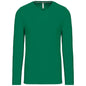 T-SHIRT À MANCHES LONGUES ET COL EN V POUR HOMME