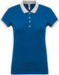 POLO PIQUÉ BICOLORE FEMME