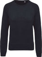 SWEAT-SHIRT FEMME EN COTON BIOLOGIQUE À COL RAS DU COU ET MANCHES RAGLAN