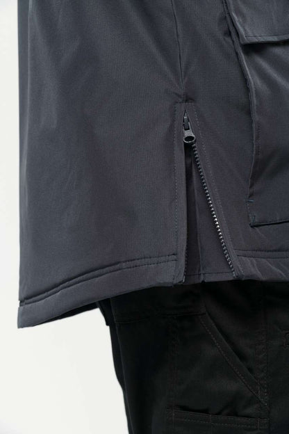 DETACHABLE-SLEEVED WORKWEAR PARKA