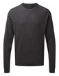 PULL EN MAILLE À COL RAS DU COU POUR HOMME EN COTON RICHE