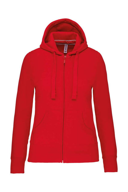 SWEAT-SHIRT À CAPUCHE AVEC FERMETURE ÉCLAIR POUR FEMME