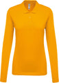 POLO PIQUÉ À MANCHES LONGUES POUR FEMME