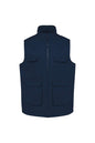 GILET UNISEXE REMBOURRÉ MULTI-POCHES EN POLYCOTON