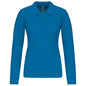 POLO PIQUÉ À MANCHES LONGUES POUR FEMME