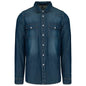 CHEMISE EN JEAN À MANCHES LONGUES POUR HOMME
