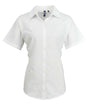 BLOUSE OXFORD SIGNATURE À MANCHES COURTES POUR FEMME