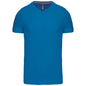 T-SHIRT HOMME À MANCHES COURTES ET COL EN V