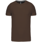 T-SHIRT À MANCHES COURTES ET COL RAS DU COU