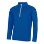 Cooles Herren-Sweatshirt mit halbem Reißverschluss
