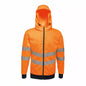 VESTE À CAPUCHE HI VIS PRO AVEC FERMETURE ÉCLAIR COMPLÈTE ET EXTENSIBLE