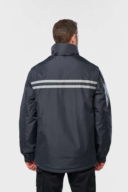 DETACHABLE-SLEEVED WORKWEAR PARKA