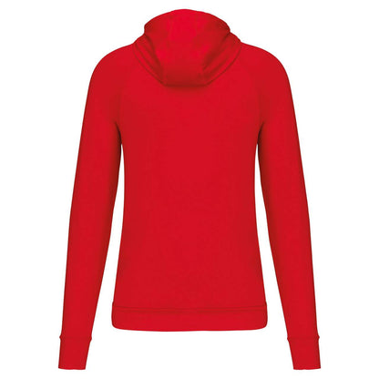 SWEAT-SHIRT DE SPORT À CAPUCHE ET COL ZIPPÉ