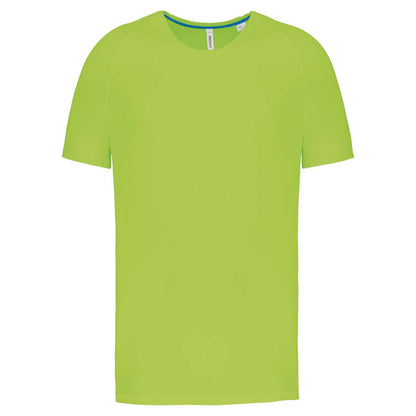 T-SHIRT DE SPORT COL ROND RECYCLÉ POUR HOMME