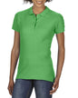 POLO DOUBLE PIQUÉ EN COTON PREMIUM® POUR FEMME