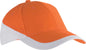 RACING - CASQUETTE BICOLORE À 6 PANNEAUX