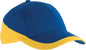 RACING - CASQUETTE BICOLORE À 6 PANNEAUX