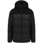 VESTE MATELASSÉE UNISEXE BICOLORE AVEC CAPUCHE