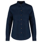 LADIES' LONG SLEEVE LINEN AND COTTON SHIRT