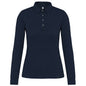 POLO EN JERSEY À MANCHES LONGUES POUR FEMME