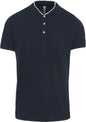POLO HOMME À MANCHES COURTES ET COL MAO